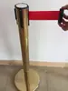 Barreira retrátil de 5 metros, corrimão de fila, poste de suporte, aço inoxidável, banco, poste de guarda-corpo de fila de um metro, poste de alerta de aviso