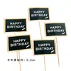 Set de tarjeta para insertar en pastel de cumpleaños lazo saludo escrito a mano inserción de tarjeta de cumpleaños fiesta de cumpleaños se puede escribir inserción de tarjeta