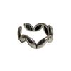 Jjinstudio: Diseño de minoría coreana personalidad ins anillo abierto metal anillo viento frío