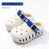 Pantuflas de Algodón Impermeables para Niños y Niñas, Pantuflas Cerradas de Invierno para Interior en Casa, Zapatos de Algodón Felpudo Grueso Antideslizantes para Padres e Hijos