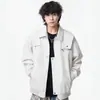 Jaqueta cortavento casual e estilosa estilo japonês, nova, Harajuku, simples e moderna, com toque artístico, para casais, versátil e na moda