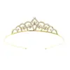 Niños y Niñas Princesa Corona Simple Linda Diadema Bebé Festival Actuación Accesorios para el Cabello Corona de Cumpleaños Corona para Pastel