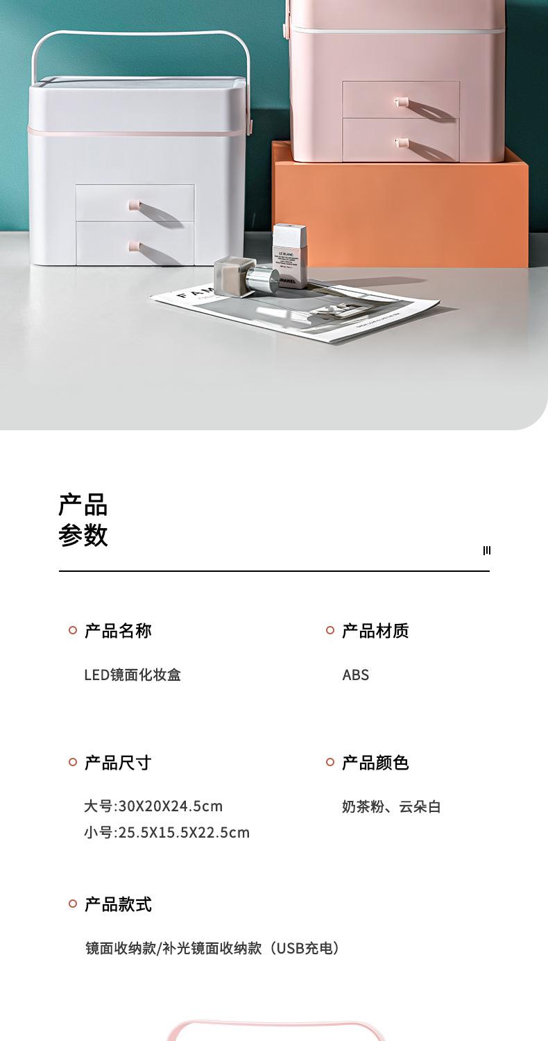 护肤品桌面置物箱