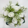 Simulación transfronteriza columna romana bola de rosa flor guía arreglo floral decoración suministros de boda flor guía decoración corona al por mayor