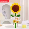 Girassol de crochê feito à mão extra grande, produto acabado, girassol tricotado de fio, um presente para professores, flor eterna, presente para o Dia do Professor