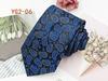 Corbata Casual de Negocios para Hombre Lista para Usar del Fabricante Anudada a Mano Nuevo Estilo Cachemira Flor de Anacardo Poliéster Seda Jacquard 8cm