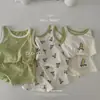 [Liquidación] Heyhoney Conjunto de Tres Piezas de Chaleco de Verano para Niños, Niños y Niñas, Empaque en Caja de Regalo