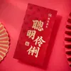 2025 Novo Envelope Vermelho Grande de Alta Qualidade com Padrão Cem Bênçãos Estampado a Quente Dourado Espesso Envelope para Dinheiro da Sorte de Mil Yuan com Caractere de Bênção de Grande Sorte e Prosperidade