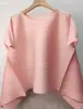 Calidad Mostrador Pliegues Miyake Verano Nuevo Camiseta de Manga Corta Oculta Imperfecciones Luce Delgado Vibras Dopamina Top Rejuvenecedor