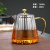 Taza de feria de vidrio al por mayor de fábrica taza transparente redonda para maceta taza pública té casero té de mar silicio de alto boro