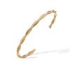 Aogu Pulsera de Acero Inoxidable Chapada en Oro de 18K Sencilla y con Personalidad de Venta Caliente Transfronteriza para Mujer Nicho Versátil Vintage en Forma de C