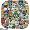 50 adesivos de grafite para pesca Luya ao ar livre, pesca marítima, adesivos para copo de água, adesivos para carro, adesivos decorativos impermeáveis para scooter, atacado