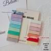 (Um preço) Fita de Renda Colorida Coreana de Duas Camadas com Borda Colorida, Unha de Cobre de Cobertura Total, Clipe Plano, Peças para Acessório de Cabelo DIY