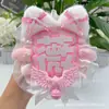 Qizhenkai Pingente de Crachá com Letra Única Tecido Não Tecido Produto Artesanal Suporte para Shows de Celebridades Ornamento Pendurado Refletivo