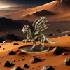 Adornos de Latón de Pterosaurio Dragón Volador Dinosaurio Pequeño Transfronterizos Adornos Antiguos Viejos para Mascotas de Té Escritorio de Oficina como Regalos para Niños