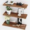 Estante de Pared de Madera Estilo Nórdico para Sala de Estar y Baño, Estante de Almacenamiento Creativo