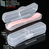 Caixa de Talheres Infantil, Porta-Colher de Silicone, Porta-Hashi e Garfo-Colher de Treinamento para Bebês em PP, Mordedor, Porta-Escova de Dentes e Mordedor