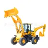 Carregadeira de rodas de uso duplo, equipamento para construção de casas rurais e escavação de fundações, máquina de uso duplo para construção de jardins e escavação