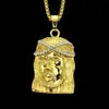 Collar Colgante Avatar Hip Hop Joyería Moda para Hombre Dorado Collar Colgante Avatar