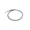 [Acero de titanio de cuerpo entero] Dongdaemun personalidad minimalista cadena de espiga de trigo pulsera femenina Red social retro novias