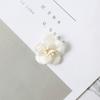 Nuevo Estilo Coreano Hecho a Mano Borde Quemado Flor DIY Accesorios para el Cabello Tocado Flor de Satén Mate Accesorios para Ropa Venta al por Mayor