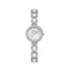 Novo Relógio Feminino de Nicho com Pedras de Diamante à Prova d'Água de Alta Qualidade Relógio de Quartzo Fashionável com Mostrador de Madrepérola Relógio Feminino Entrega Imediata