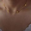 Collar exclusivo transfronterizo en forma de corazón con incrustaciones de circón, aretes populares INS, pulsera, collar, traje de joyería de acero de titanio