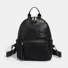 Moda Transfronteriza 2026 Nueva Mochila Versátil Simple de Color Sólido Tela Oxford con Cuero Estilo Versátil de Moda Mochila