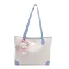 Bolsa de Gato para Mujer 2026 Ins de Alto Valor Lujo Ligero Bolso Tote de Gran Capacidad Estampado de Dibujos Animados Bolso Cruzado al Hombro