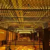Luzes de rede LED, luzes de rede de pesca movidas a energia solar, iluminação externa transfronteiriça, decoração de gramado e hotel, luzes de corda coloridas