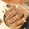 Bolsas de Empaque Famosas en Internet para Barquitos de Arroz Glutinoso de Caramelo y Almendra, Bolsas Transparentes Rectangulares Sellables al Calor para Hornear Galletas, Turrón al por Mayor