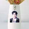 Chaveiro Acrílico Branco Dupla Face Wang Yien Suporte Pingente de Bolsa Pingente de Mochila Mercadoria de Celebridade com Fotos