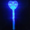 LED grande bastão luminoso de amor em forma de coração bastão luminoso bastão luminoso suporte para concerto adereços de torcida produção de logotipo