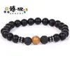 Pulsera de Piedra Natural Más Vendida de Amazon, Joyería Transfronteriza, Pulsera de Piedra Natural Cristal Estilo Étnico Hecha a Mano con Cuentas para Mujer
