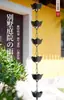 Cadena de Lluvia para Jardín Exterior con Colibríes, Cadena Guía de Agua para Patio, Cadena de Drenaje para Aleros, Cadena de Lluvia para Villa, Decoración de Canalón, Cadena de Bajante