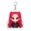 Chaveiro de Grupo Feminino Caçador de Demônios Kpop Mercadoria Caçador de Demônios Pingente Acrílico de Anime Estojo para Caneta Presente Acessórios para Bolsa