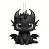 Transfronterizo Nuevo Lindo Dragón Negro Coche Colgante Espejo Retrovisor Llavero Colgante Decoración Hogar Fiesta Regalo