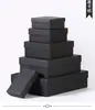 Caja de Regalo Negra Cielo y Tierra Cubierta Personalizada por el Fabricante Caja de Regalo de Papel Kraft Caja de Regalo Personalizable con Logo Imprimible
