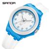 Relógio Infantil Sanda com Padrão de Doze Signos do Zodíaco, À Prova D'água, Relógio Eletrônico de Quartzo Luminoso, Apenas Mostra a Hora