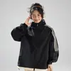 Ropa de Protección Solar para Mujer con Tres Rayas, UPF50+, Resistente a los Rayos UV, Transpirable, Estilo Deportivo, Ropa de Protección Solar de Moda para Mujer