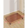 Base de caixa de armazenamento móvel Fit Box Storage Board com polia Suporte Bandeja com roda Piso Rack de armazenamento doméstico