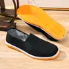 Zapatos de Tela Old Beijing para Hombre Ai Zapatos de Malla para Hombre Transpirables y Desodorantes Casuales para el Cuidado de la Salud de Una Pierna Malla Zapatos de Tela para Jóvenes