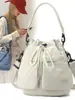 Bolsa Pequena Feminina Colorida de Raposa, Designér Coreano de Nicho, Bolsa de Ombro Transversal, Bolsa Tipo Saco para o Dia a Dia