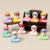 Figuritas de Resina de Dibujos Animados Lindas Caja de Regalo Adornos DIY Accesorios para Coche Venta al por Mayor Estilo Ins