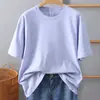 Nova Camiseta de Manga Curta 100% Algodão Primavera/Verão 2026 com Logo Bordado do Ano do Cavalo, Manga Curta Simples Unissex