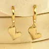 Nuevos Pendientes de Acero Inoxidable con Diseño de Nicho, Lindos Pendientes Cruzados Huecos con Lazo, Clavos para Orejas Versátiles de Lujo Ligero y Accesorios