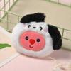 Vestido de pelúcia de desenho animado, urso, castor, boneca, broche, gatinho fofo, bolsa de castor, roupas, broche decorativo, alfinete