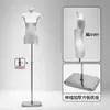 Suporte de manequim de corpo inteiro e sem seios para lojas de roupas femininas, adereço para vitrine, manequim de meio corpo