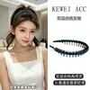 2026 Nuevo Estilo Diadema Retro de Caña Alta con un Toque Sofisticado, Diadema Dentada, Estilo Celebridad de Internet, Accesorio para el Cabello Versión Coreana