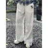 Comercio Exterior Transfronterizo Nuevo Estilo Retro Americano de Moda Versátil Perezoso Simple Artístico Moda Casual Personalidad Pantalones Largos
